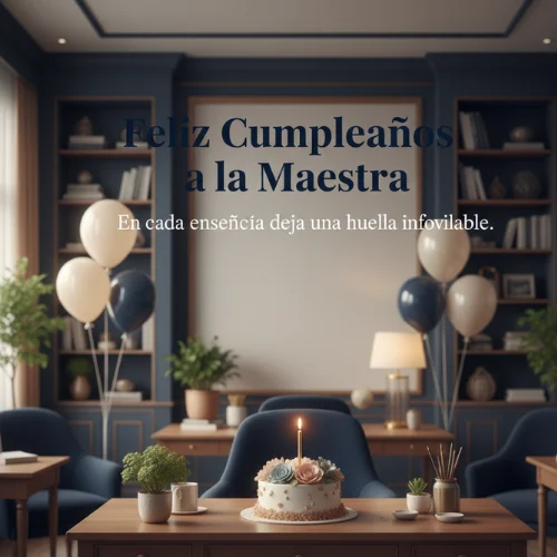 Feliz Cumpleaños a La Maestra
