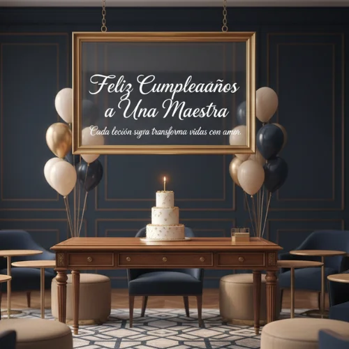 Feliz Cumpleaños a Una Maestra
