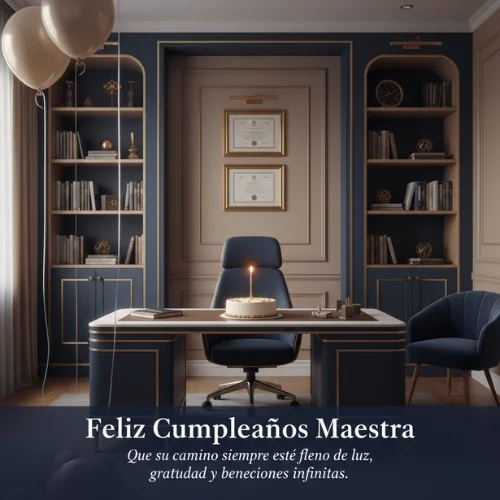 Feliz Cumpleaños a Una Maestra
