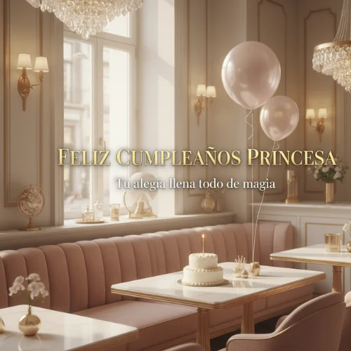 Feliz Cumpleaños para Niñas Princesas