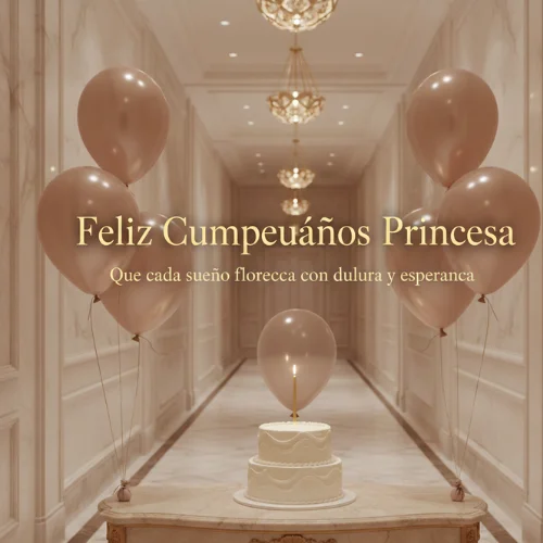 Feliz Cumpleaños para Niñas Princesas