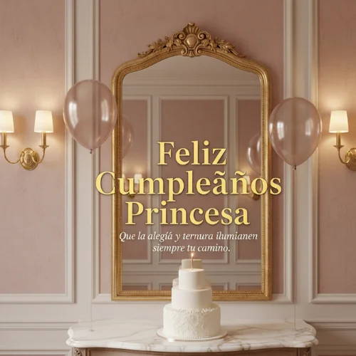 Feliz Cumpleaños para Niñas Princesas
