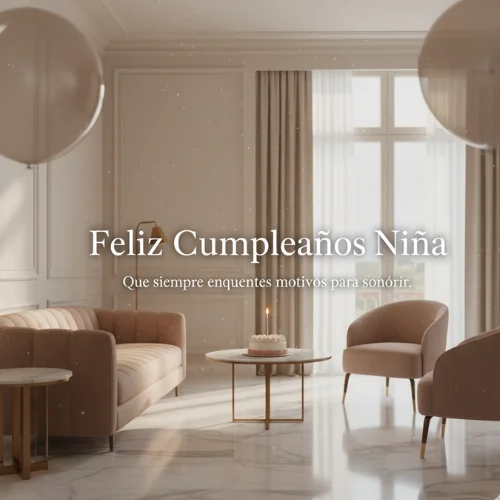 Feliz Cumpleaños para una Niña Muy Especial