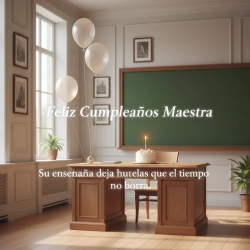 Imagenes De Feliz Cumpleaños Maestra