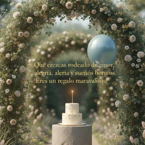 feliz cumpleaños 3 niño