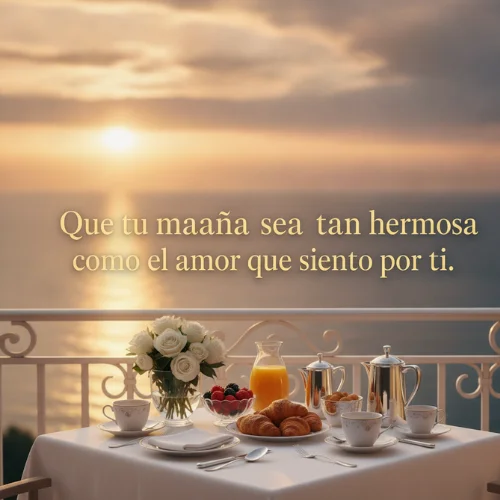 Buenos Días Mi Amor para Empezar la Mañana con una Sonrisa
