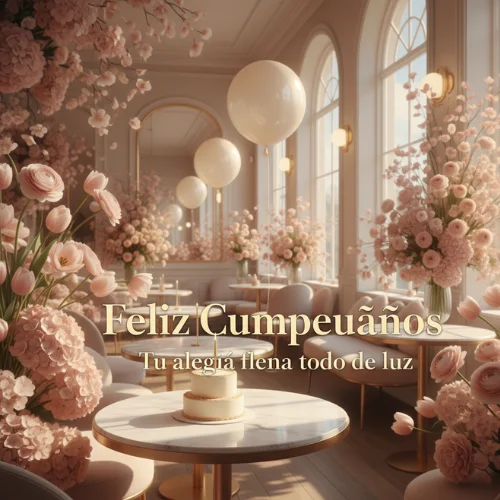 imagenes de feliz cumpleaños con flores
