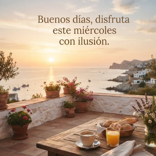 Buenos Días Feliz Miércoles Bendiciones