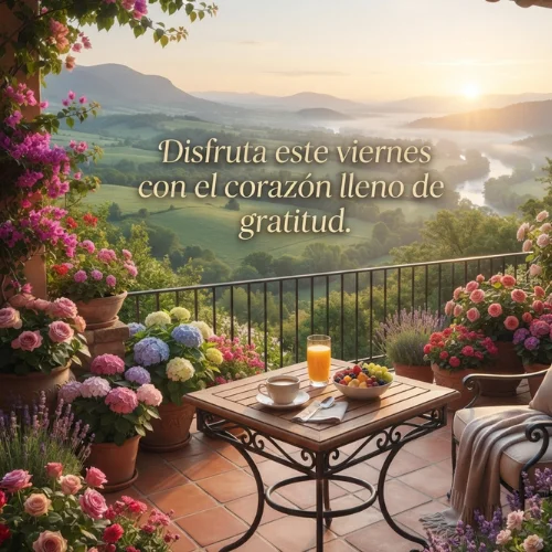 Buenos Días Feliz Viernes Bendiciones