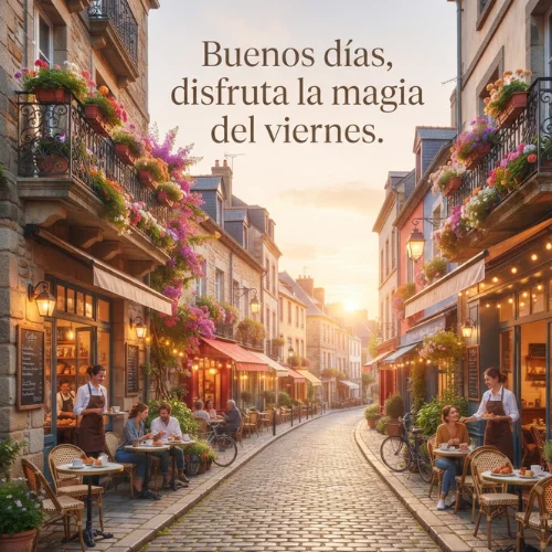 Buenos Días Feliz Viernes y Excelente Fin de Semana