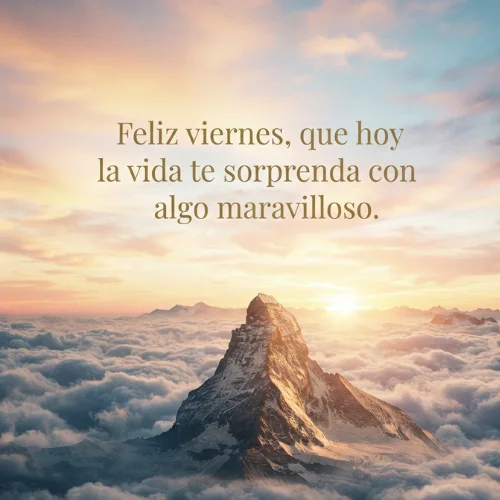Buenos Días Feliz Viernes y Fin de Semana