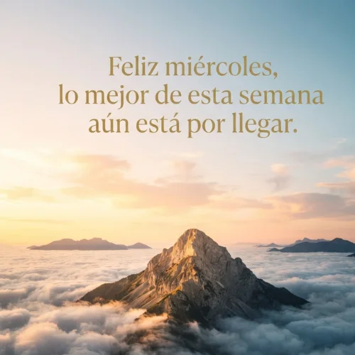 Buenos Días Miércoles Mitad de Semana