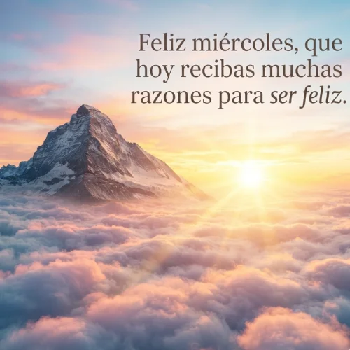 Feliz Miércoles Buenos Días