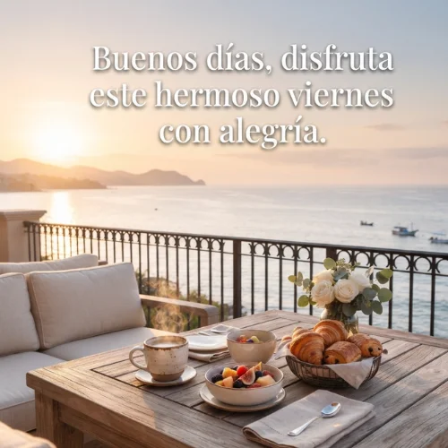 Feliz Viernes Buenos Días