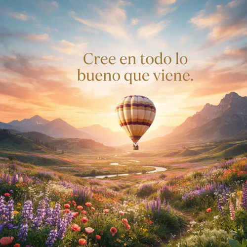 Imágenes de Buenos Días Bonitas con Frases Positivas