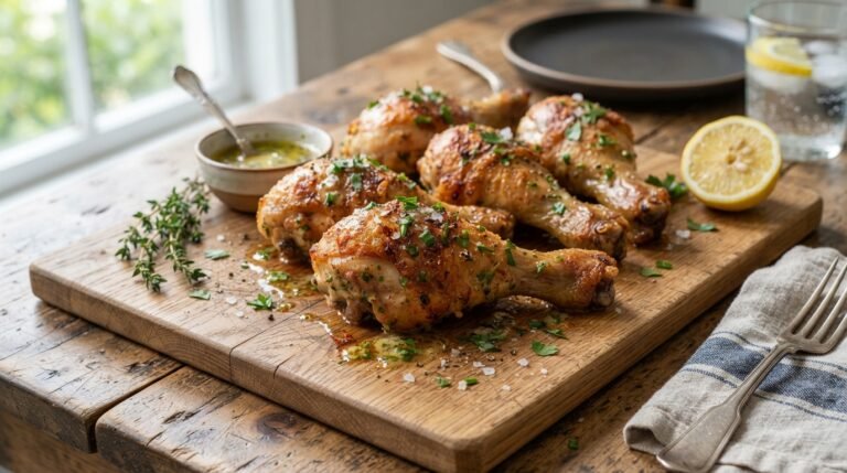 Easy Air Fryer Cowboy Butter Chicken Drumsticks Recipe