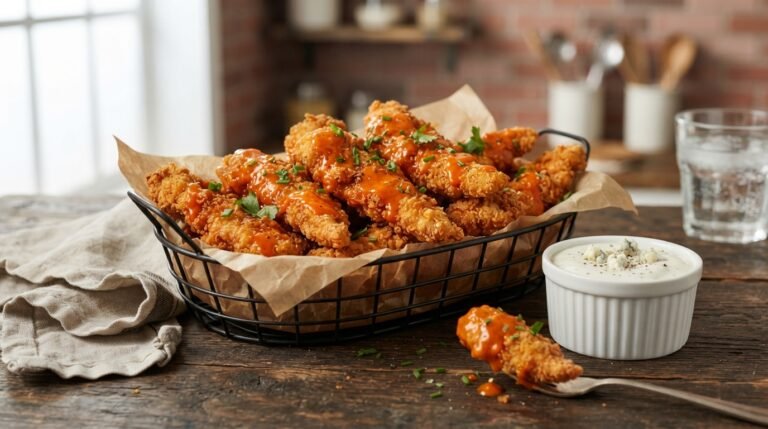 Easy Air Fryer Buffalo Chicken Tenders Recipe