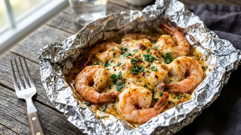Cheesy Shrimp in Foil: 15 Crazy Insane Packets