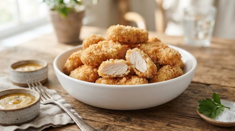 Healthy Homemade Chicken Nuggets Like McDonald’s Recipe