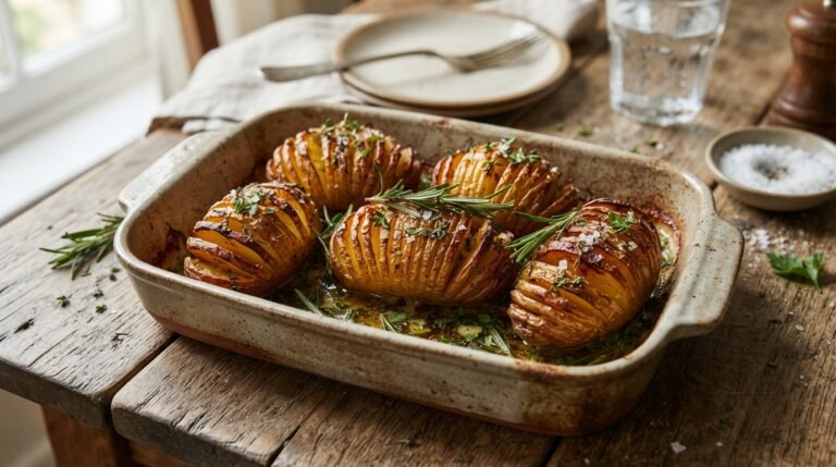 Crispy Hasselback Potatoes