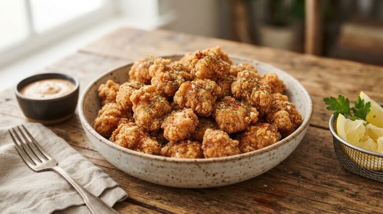 Crispy Seasoned Chicken Bites Recipe