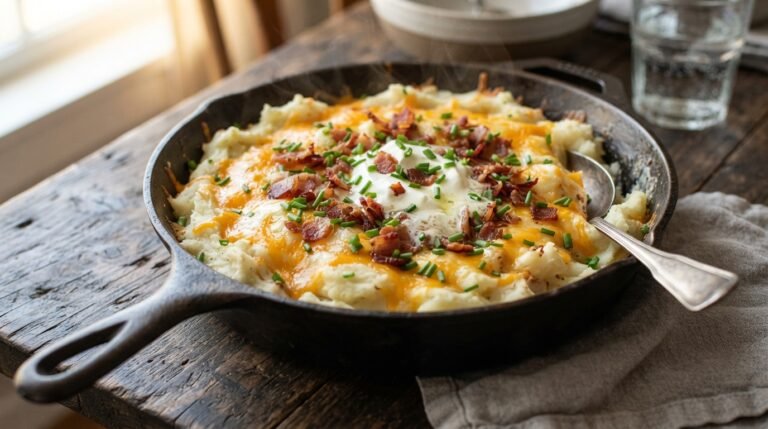 Loaded Mashed Potato Skillet
