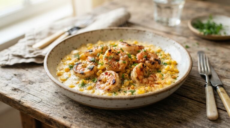 Creamy Shrimp with Corn Recipe
