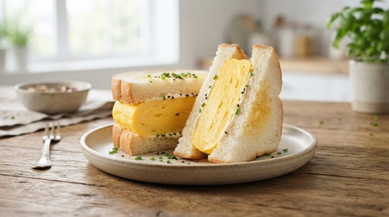 Fluffy Steamed Egg Sandwich Recipe